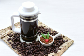 coffee beans ready for preparation