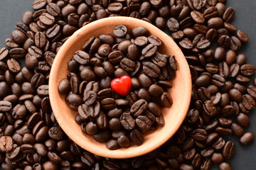 coffee beans ready for preparation