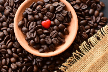 coffee beans ready for preparation