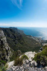 Fototapeta na wymiar View from Table Mountain, Cape Town, South African