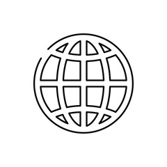 world service cargo delivery line style icon