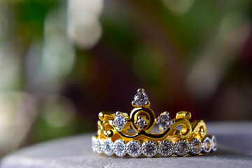  Wedding ring Luxury diamond platinum ring