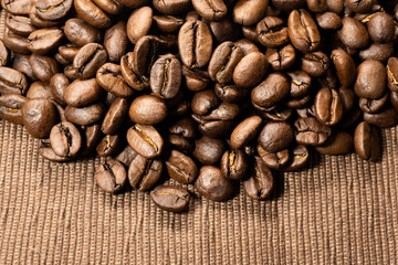 コーヒー豆の背景