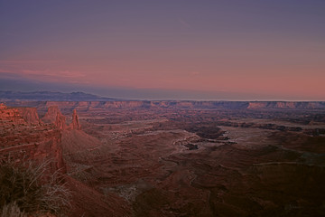 Fototapeta na wymiar Canyonlands at Sunset