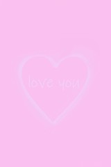 Fototapeta na wymiar Delicate white heart on pink background, copy space