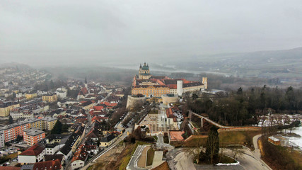 Melk - Austria from an drone