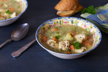 Chicken stew with vegetables