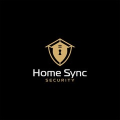 home security shield logo designs icon vector download