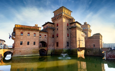 Estense Castle of Ferrara, Italy
