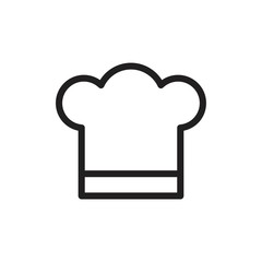Chef hat Icon template black color editable. Chef hat Icon symbol Flat vector illustration for graphic and web design.