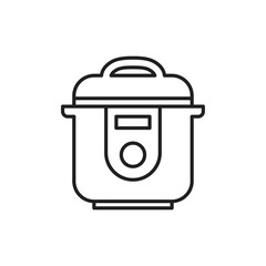 Food processor icon template black color editable. Food processor icon symbol Flat vector illustration for graphic and web design.