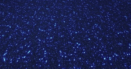 Blue glitter dust background for festival, party, event. Gold glamur texture Loop animation.