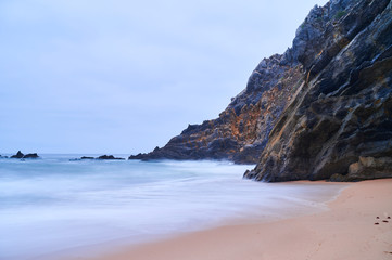 Fototapeta na wymiar Between Azenhas do Mar e Ursa beach