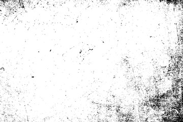 Naklejka na ściany i meble Black and white grunge. Distress overlay texture. Abstract surface dust and rough dirty wall background concept. Distress illustration simply place over object to create grunge effect . Vector EPS10.