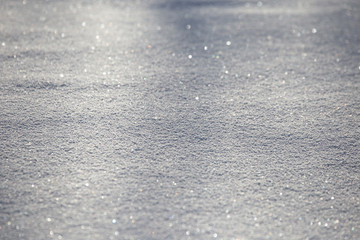 sun on the surface of the snow