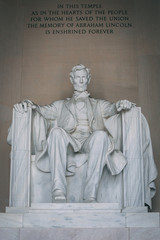 Fototapeta na wymiar The Lincoln Memorial