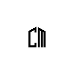 CM initial logo company name