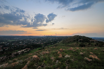 Fototapeta na wymiar Johannesburg Skyline