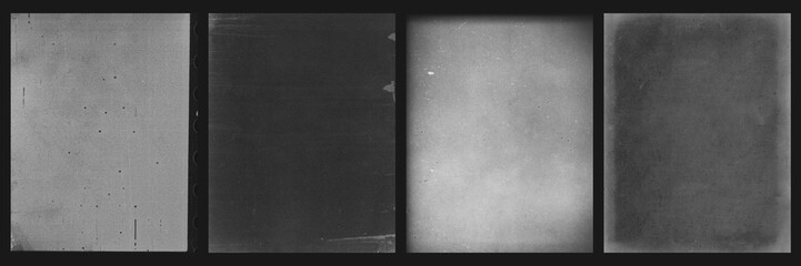 Vintage Film Scan Texture Pack Grungy Overlays with Dust and Scratches