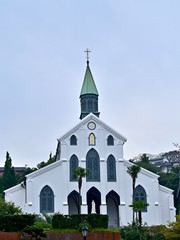 そびえる大浦天主堂の情景＠長崎