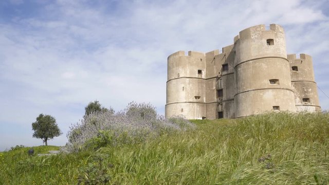 Evoramonte city castle in Alentejo, Portugal