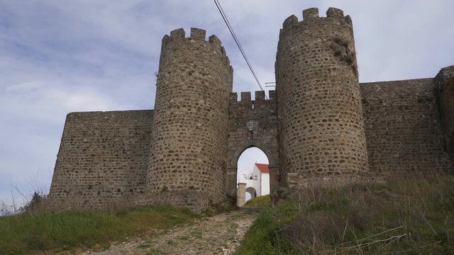 Evoramonte city castle in Alentejo, Portugal