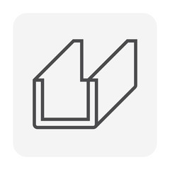 gutter drainage icon