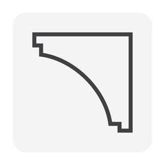 crown cornice icon © DifferR