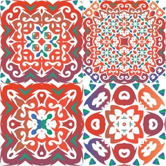 Decorative color ceramic talavera tiles.