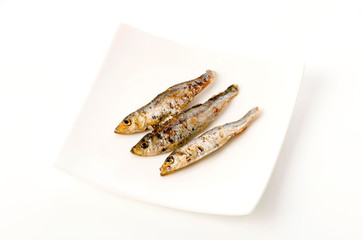小魚の唐揚げ