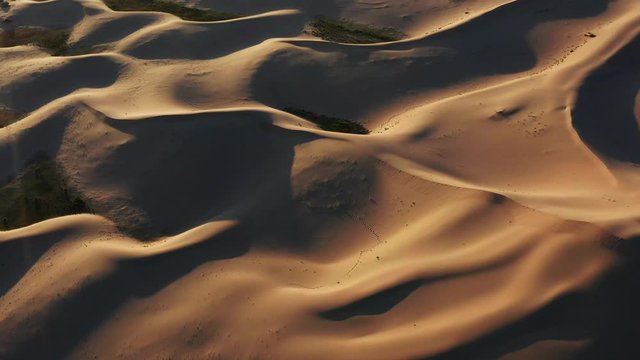 gobi desert drone shots in Mongolia
