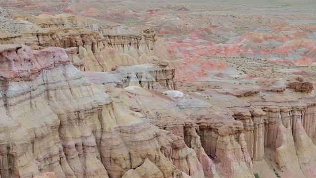yor canyon in Mongolia colorful canyon