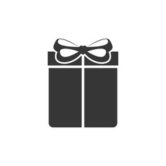 Gift box icon design template vector isolated