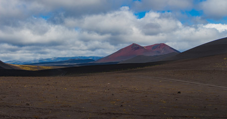 The endless lava fields of Kamchatka
