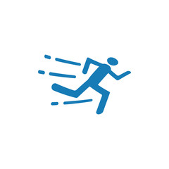 Running icon design template vector isolated