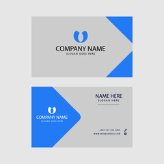 Modern creative business card design template