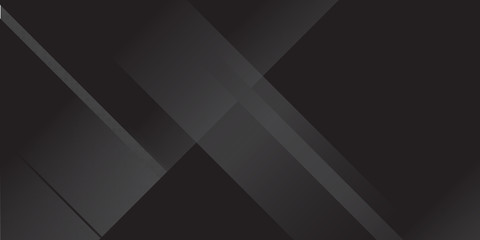 Black dark line rectangle gradient geometric abstract background for banner, flyer, business card design