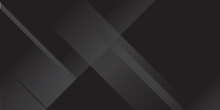 Black dark line rectangle gradient geometric abstract background for banner, flyer, business card design
