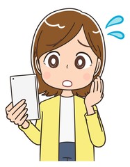 女性 マンガ アニメ 主婦 イラスト かわいい カジュアル