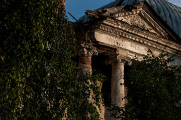 beautiful architecture of an abandoned building