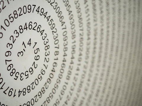 The number &pi; is a mathematical constant
