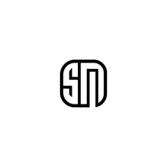 SN S N creative logo design template