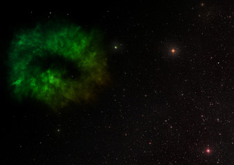 Small part of an infinite star field.