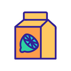 Lime juice icon vector. Thin line sign. Isolated contour symbol illustration