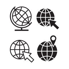 Globe icons