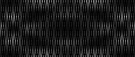 Fototapeta premium white and black mesh metal background and texture.