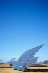 Photovoltaic panels view