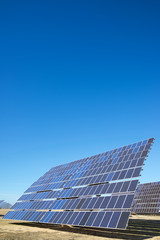 Photovoltaic panels view