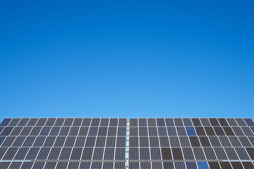 Photovoltaic panels view