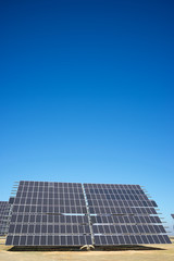 Fototapeta premium Photovoltaic panels view